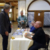 Matthew Quick signs Dr. Christopher Nielson's copy of The Silver Linings Playbook
